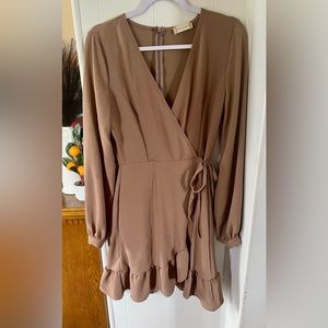 Alter’d State | Beige Faux Wrap Dress | Size S